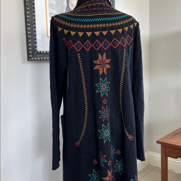 Johnny Was Biya Duster Cardigan Large - Picture 4 of 5